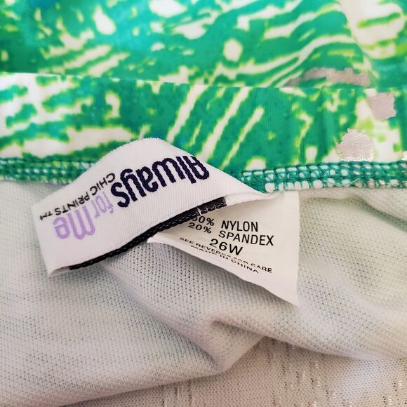 Always for Me Green & Silver Swim 26W - Picture 6 of 6